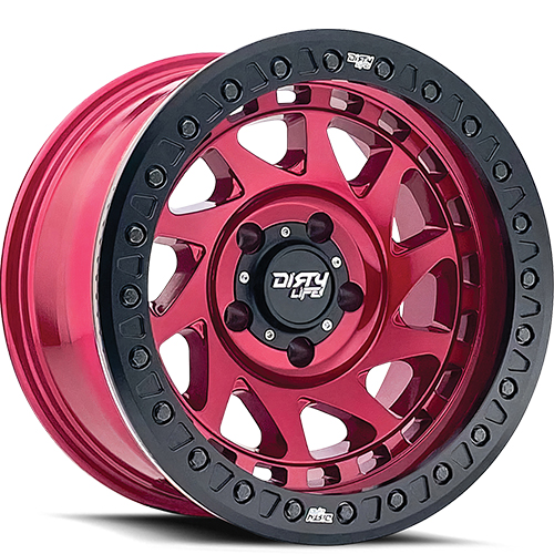 Dirty Life Enigma Race 9313 Crimson Candy Red - Part Number 9313-7983R12 Dirty Life Enigma Race 9313 Crimson Candy Red Photo
