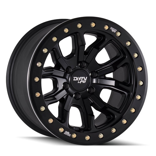 Dirty Life DT-1 9303 Matte Black - Part Number 9303-2983MB12 Dirty Life DT-1 9303 Matte Black Photo
