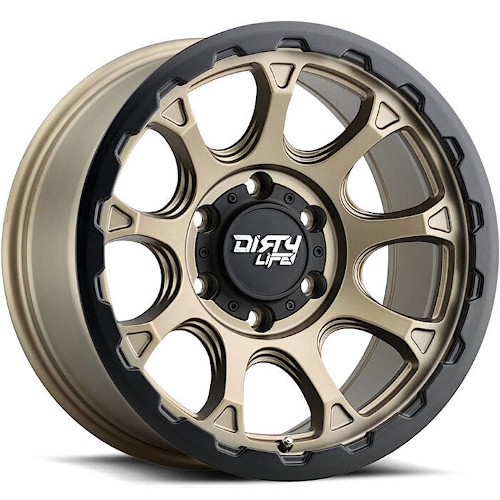 Dirty Life Drifter 9307 Matte Gold W/ Matte Black Lip - Part Number 9307-7883MGD Dirty Life Drifter 9307 Matte Gold W/ Matte Black Lip Photo