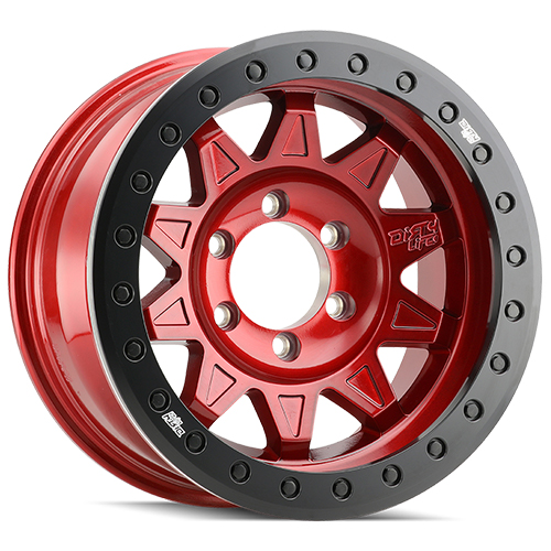 Dirty Life Roadkill Race 9302 Crimson Candy Red Beadlock - Part Number 9302-7981R14 Dirty Life Roadkill Race 9302 Crimson Candy Red Beadlock Photo