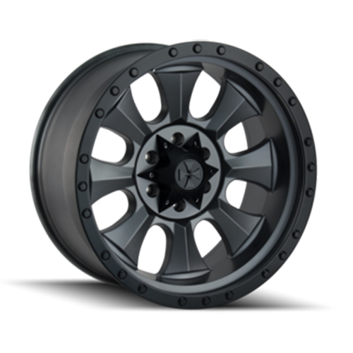 Dirty Life Ironman 9300 Matte Black W/ Beadlock - Part Number 9300-8936MB Dirty Life Ironman 9300 Matte Black W/ Beadlock Photo