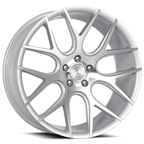 Dolce Performance Monza Gloss Silver W/ Machined Face - Part Number MONZA-88554GSF Dolce Performance Monza Gloss Silver W/ Machined Face Photo