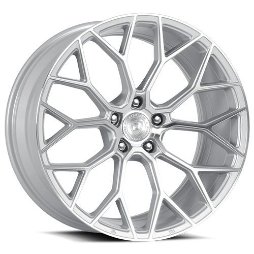 Dolce Performance Pista Gloss Silver W/ Machined Face - Part Number PISTA-21052GSF Dolce Performance Pista Gloss Silver W/ Machined Face Photo