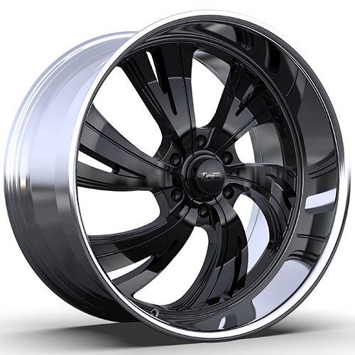 Dropstars 658B Gloss Black W/ Polished Lip - Part Number 658B-2498518 Dropstars 658B Gloss Black W/ Polished Lip Photo
