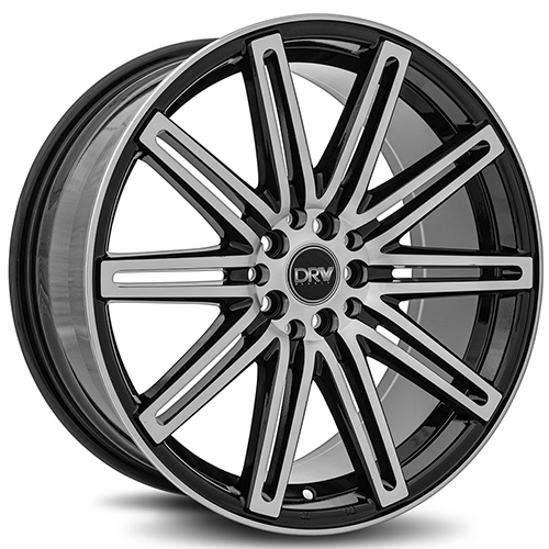 DRW D13 Gloss Black W/ Machined Face - Part Number D13-177010H4073BMF DRW D13 Gloss Black W/ Machined Face Photo