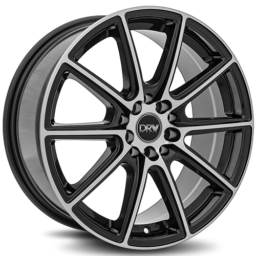 DRW D16 Gloss Black W/ Machined Face - Part Number D16-188010H1084073BMF DRW D16 Gloss Black W/ Machined Face Photo