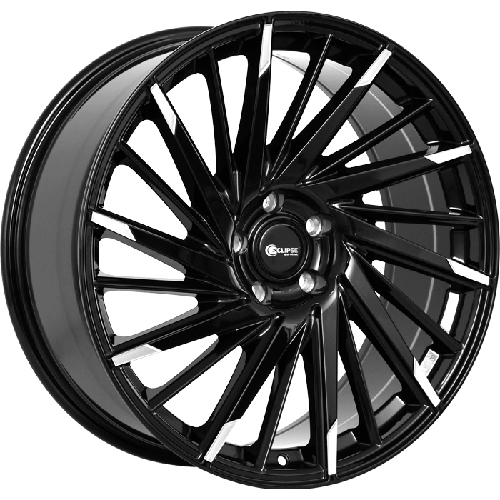 Eclipse ECL105 Gloss Black W/ Milled Tips - Part Number ECL105-2874BMW Eclipse ECL105 Gloss Black W/ Milled Tips Photo