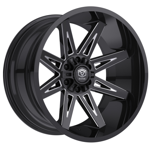 Edge Off Road 304bm Gloss Black W/ Milled Accents
