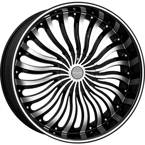 Elure ELR033 Black Machined - Part Number ELR033-2813B Elure ELR033 Black Machined Photo
