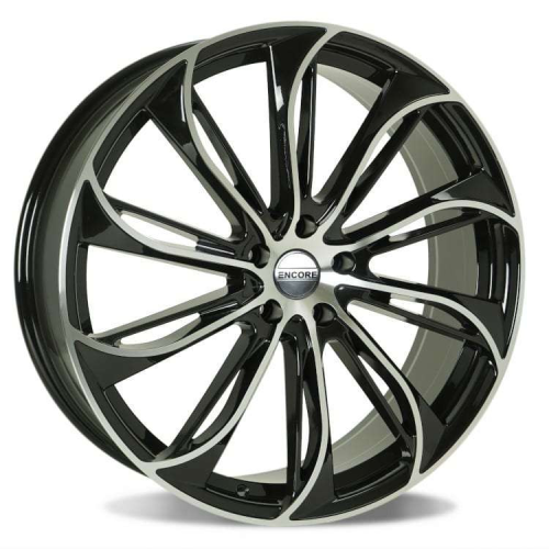 Encore Alloys Enc88 Gloss Black W/ Machined Face
