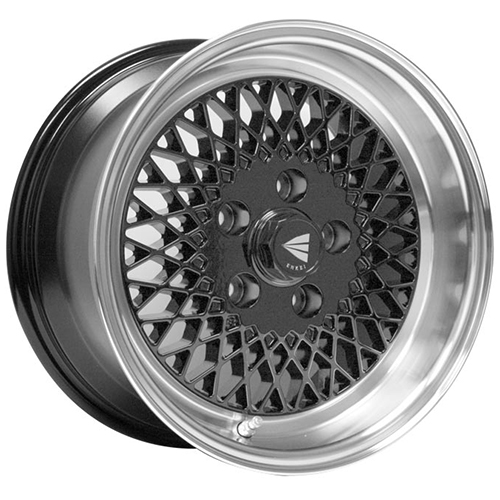 Enkei Enkei92 465 Black W/ Machined Lip - Part Number 465-570-4838BK Enkei Enkei92 465 Black W/ Machined Lip Photo