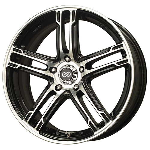 Enkei FD-05 434 Black W/ Machined Face - Part Number 434-875-8045BKM Enkei FD-05 434 Black W/ Machined Face Photo