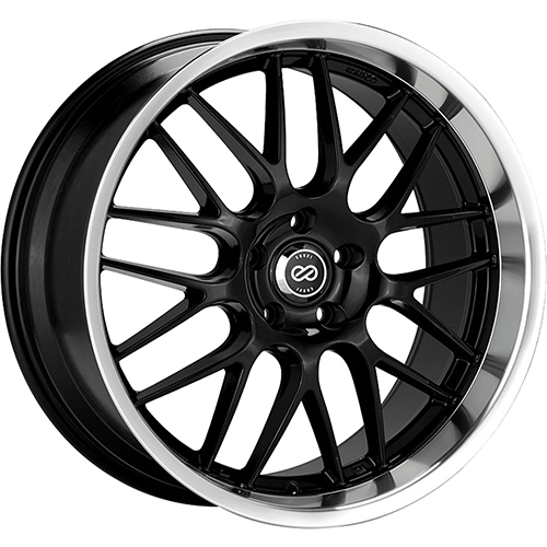 Enkei Lusso 469 Black W/ Machined Lip - Part Number 469-880-4445BK Enkei Lusso 469 Black W/ Machined Lip Photo