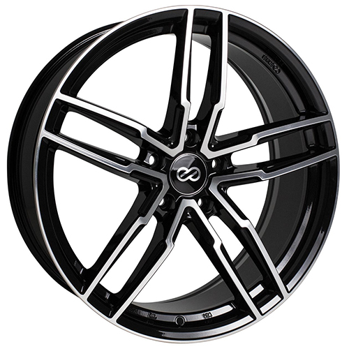 Enkei SS05 511 Black W/ Machined Face - Part Number 511-880-5140BKM Enkei SS05 511 Black W/ Machined Face Photo