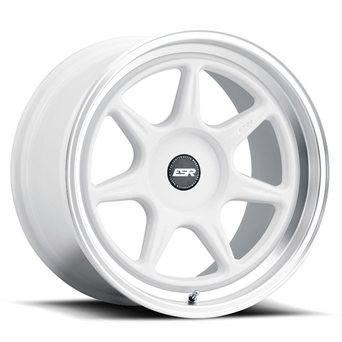 ESR CR7 Gloss White W/ Machined Lip - Part Number 89551435 CR7WHT-ML ESR CR7 Gloss White W/ Machined Lip Photo