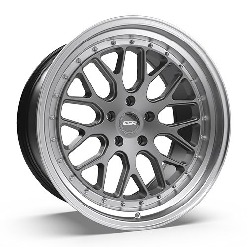 ESR CS1 Matte Graphite W/ Machined Lip - Part Number 89551435 CS01MGR-ML 5X108 ESR CS1 Matte Graphite W/ Machined Lip Photo