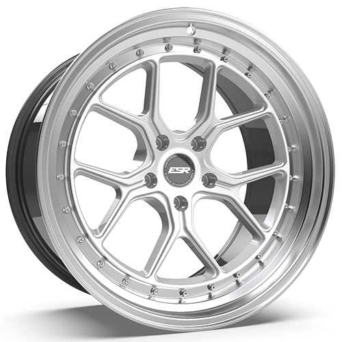 ESR CS2 Hyper Silver W/ Machined Lip - Part Number 99551435 CS2HS-ML 5X120 ESR CS2 Hyper Silver W/ Machined Lip Photo