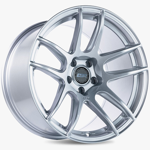 ESR CS8 Hyper Silver W/ Machined Lip - Part Number 80511122 CS8HS 5X120 ESR CS8 Hyper Silver W/ Machined Lip Photo