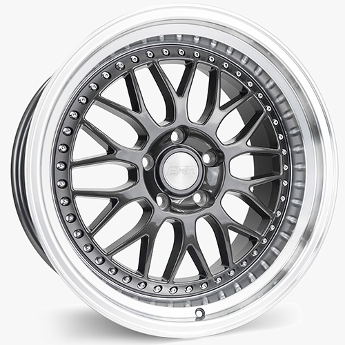 ESR SR01 Gunmetal W/ Machined Lip - Part Number 88511130 SR01GM-ML 5X108 ESR SR01 Gunmetal W/ Machined Lip Photo