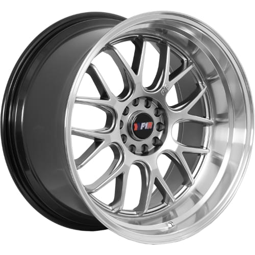 F1R F21 Hyper Black W/ Polished Lip - Part Number F2118855108HB42-v2 F1R F21 Hyper Black W/ Polished Lip Photo