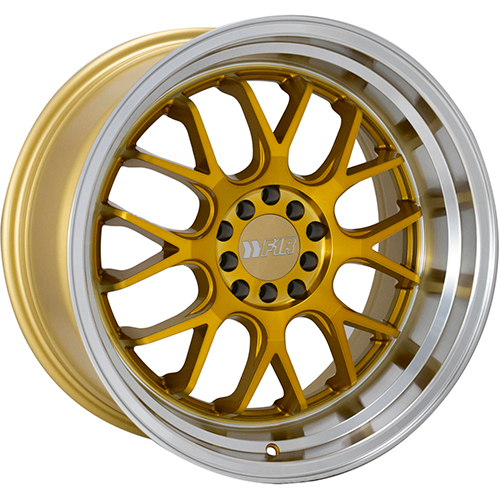 F1R F21 Machine Gold W/ Polish Lip v2 - Part Number F2118855112MGP45-v2 F1R F21 Machine Gold W/ Polish Lip v2 Photo