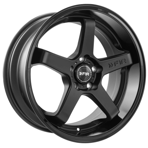 F1R Fc5 Matte Black w/ Gloss Black Lip