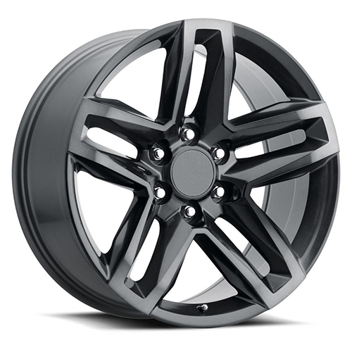 Factory Reproductions FR 94 Silverado Z71 Trail Boss Satin Titanium Gray Machined W/ Dark Clear - Part Number 94090156527 Factory Reproductions FR 94 Silverado Z71 Trail Boss Satin Titanium Gray Machined W/ Dark Clear Photo