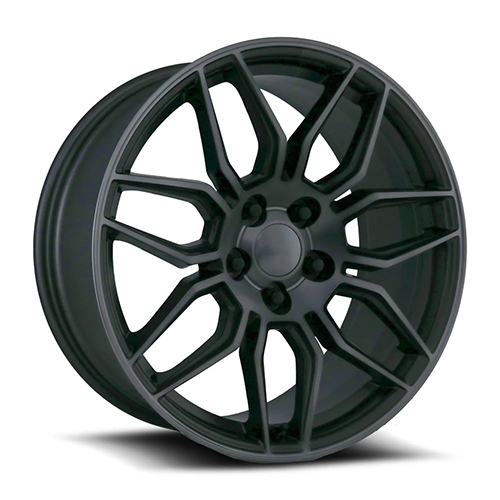 Factory Reproductions FR 401 C8 Z06 Satin Titanium Gray Machined With Dark Clear - Part Number 401910403427F Factory Reproductions FR 401 C8 Z06 Satin Titanium Gray Machined With Dark Clear Photo