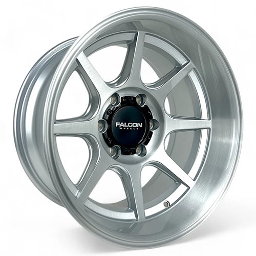 Falcon T8 Silver Brushed Face - Part Number T8-7983-12-SVB Falcon T8 Silver Brushed Face Photo