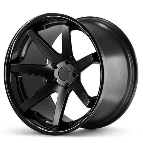 Ferrada FR1 Matte Black W/ Gloss Black Lip - Part Number FR12095112MB35 Ferrada FR1 Matte Black W/ Gloss Black Lip Photo