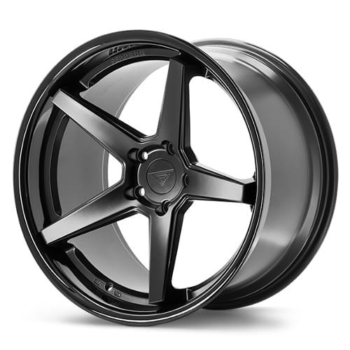 Ferrada FR3 Matte Black W/ Gloss Black Lip Photo