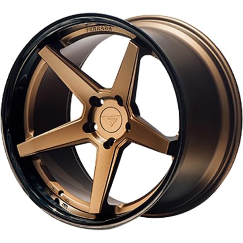 Ferrada FR3 Matte Bronze W Gloss Black Lip Photo