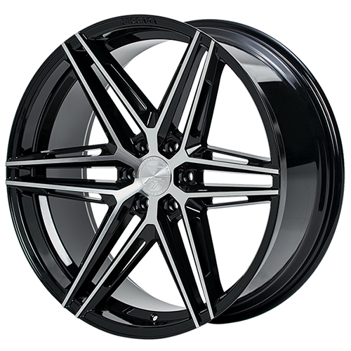 Ferrada FT4 Black W/ Machined Face - Part Number FT424106135MA25 Ferrada FT4 Black W/ Machined Face Photo