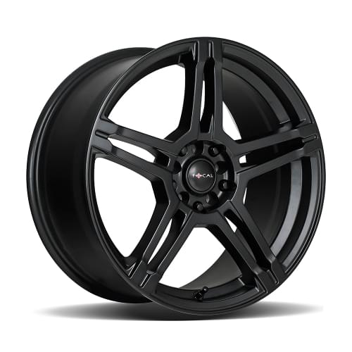 Focal F-51 451 Gloss Black W/ Milled Spokes - Part Number 451-6701BM+40 Focal F-51 451 Gloss Black W/ Milled Spokes Photo