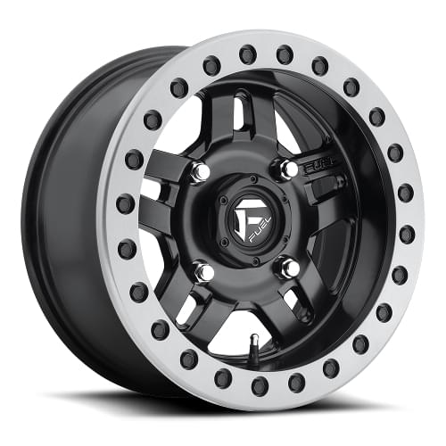 Fuel UTV Anza D917 Black W/ Anthracite Ring Beadlock - Part Number D9171470A554 Fuel UTV Anza D917 Black W/ Anthracite Ring Beadlock Photo