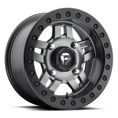 Fuel UTV Anza D918 Anthracite W/ Black Ring Beadlock - Part Number D9181570A654 Fuel UTV Anza D918 Anthracite W/ Black Ring Beadlock Photo