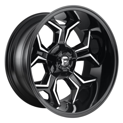 Fuel Offroad Avenger D606 Black W/ Milled Spokes - Part Number D60620907057 Fuel Offroad Avenger D606 Black W/ Milled Spokes Photo