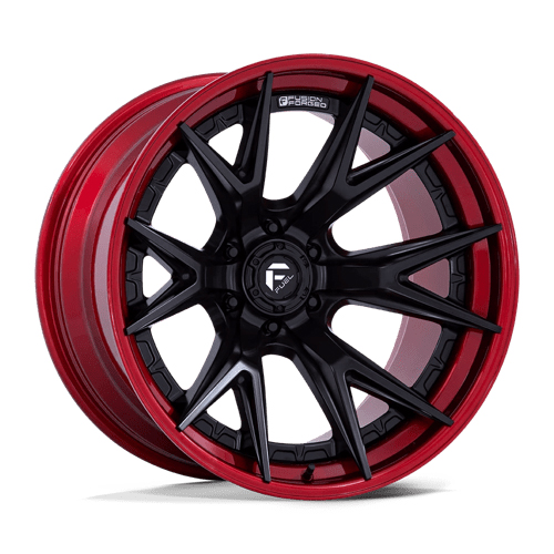 Fuel Fusion Forged Catalyst FC402 Matte Black W/ Candy Red Lip - Part Number FC402MQ22108718N Fuel Fusion Forged Catalyst FC402 Matte Black W/ Candy Red Lip Photo