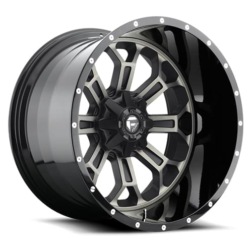 Fuel Offroad Crush D268 Black W/ Machined Face DDT Deep - Part Number D26822409847 Fuel Offroad Crush D268 Black W/ Machined Face DDT Deep Photo