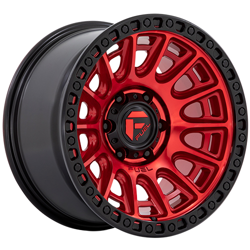 Fuel Offroad Cycle D834 Candy Red W/ Black Ring - Part Number D83417858457 Fuel Offroad Cycle D834 Candy Red W/ Black Ring Photo