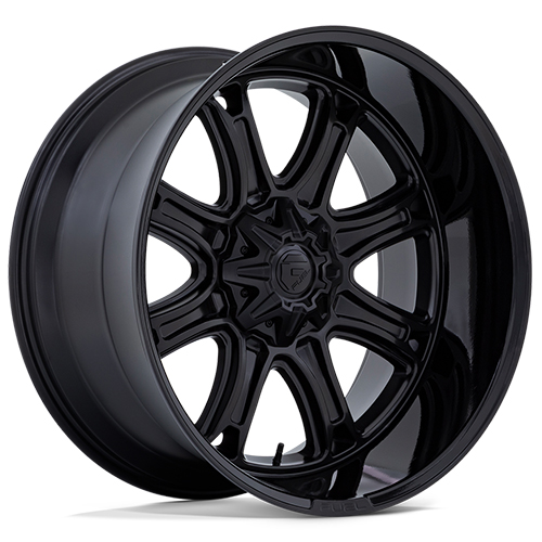 Fuel Offroad Darkstar D853 Matte Black W/ Gloss Black Lip - Part Number FC853MB24128744N Fuel Offroad Darkstar D853 Matte Black W/ Gloss Black Lip Photo