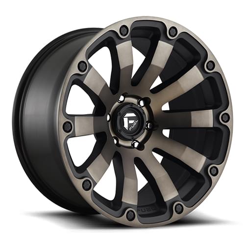 Fuel Offroad Diesel D636 Matte Black W/ Dark Tint Face - Part Number D63620007347 Fuel Offroad Diesel D636 Matte Black W/ Dark Tint Face Photo