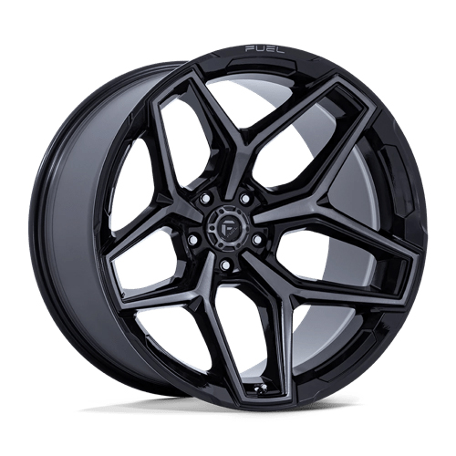 Fuel Offroad Flux D854 Gloss Black W/ Brushed Face & Dark Tint - Part Number FC854BT20105018N Fuel Offroad Flux D854 Gloss Black W/ Brushed Face & Dark Tint Photo
