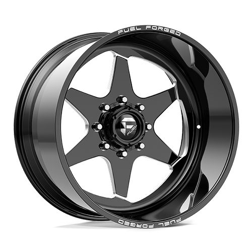 Fuel Forged FF115 Gloss Black Milled - Part Number FFCFF115LN77-5-34 Fuel Forged FF115 Gloss Black Milled Photo