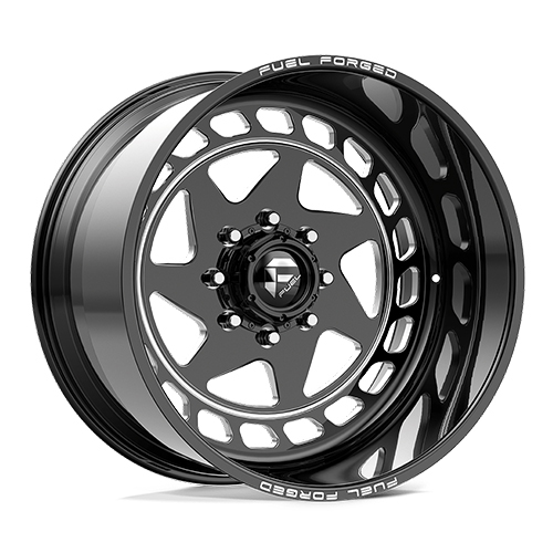 Fuel Forged FF117 Gloss Black Milled - Part Number FFJFF117RM87-5-34 Fuel Forged FF117 Gloss Black Milled Photo