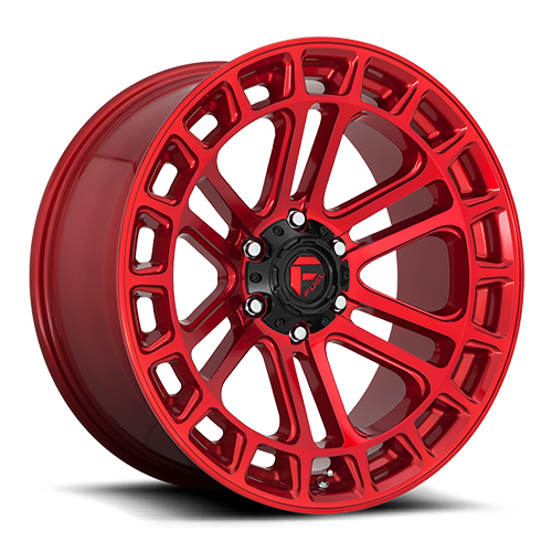 Fuel Offroad Heater D719 Candy Red Machined - Part Number D71922008450 Fuel Offroad Heater D719 Candy Red Machined Photo