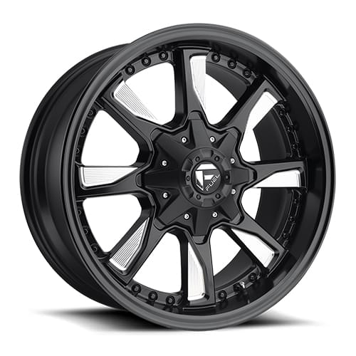 Fuel Offroad Hydro D603 Matte Black W/ Milled Spokes Photo