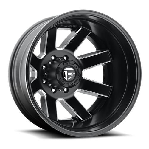 Fuel Offroad Maverick D538 Satin Black Milled Dually Front - Part Number D53822821725 Fuel Offroad Maverick D538 Satin Black Milled Dually Front Photo