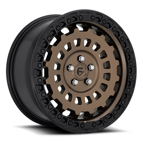 Fuel Offroad Zephyr D634 Matte Bronze W/ Black Ring - Part Number D63418907545 Fuel Offroad Zephyr D634 Matte Bronze W/ Black Ring Photo