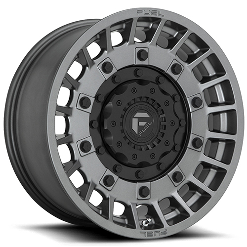 Fuel Offroad Militia D726 Matte Anthracite W/ Black Center - Part Number D72620907050 Fuel Offroad Militia D726 Matte Anthracite W/ Black Center Photo